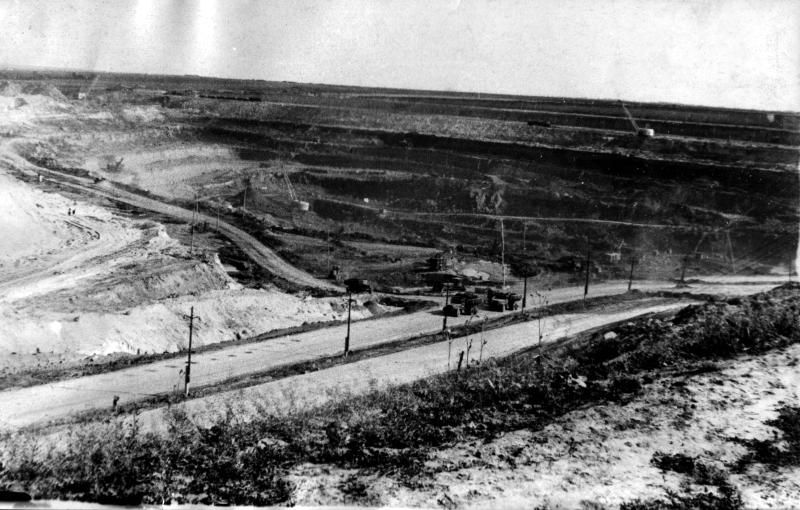 Вид карьера, 1963 год Вид карьера, 1963 год.